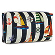 SARDINIA NAUTICAL DECORATIVE PILLOW IN NAVY