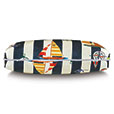 SARDINIA NAUTICAL DECORATIVE PILLOW IN NAVY