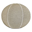 DOWNWIND SPHERICAL DECORATIVE PILLOW IN NATURAL