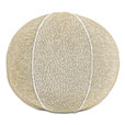 DOWNWIND SPHERICAL DECORATIVE PILLOW IN CREAM