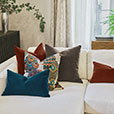 BRAHMS ALPACA DECORATIVE PILLOW IN SPICE