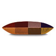 UMA COLORBLOCK DECORATIVE PILLOW IN JEWEL