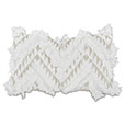 KEISHI WOVEN DECORATIVE PILLOW IN SNOW