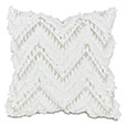 KEISHI WOVEN DECORATIVE PILLOW IN SNOW