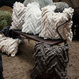 KEISHI WOVEN DECORATIVE PILLOW IN SNOW