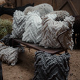 KEISHI WOVEN DECORATIVE PILLOW IN SAND