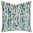 NERETVA GEOMETRIC DECORATIVE PILLOW IN OCEAN