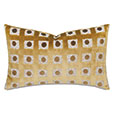 SALVATORE DOMINO DECORATIVE PILLOW IN GOLD