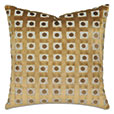 SALVATORE DOMINO DECORATIVE PILLOW IN GOLD