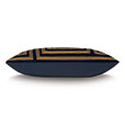 BASARA MAZE DECORATIVE PILLOW IN NAVY