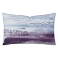PALETTE HAND PAINTED DECORATIVE PILLOW IN PLUM