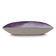 PALETTE HAND PAINTED DECORATIVE PILLOW IN PLUM