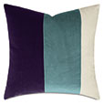 PALETTE VELVET DECORATIVE PILLOW IN LAGOON