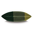 PALETTE VELVET DECORATIVE PILLOW IN GREENS