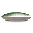 PALETTE HAND PAINTED DECORATIVE PILLOW IN FERN