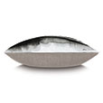 PALETTE HAND PAINTED DECORATIVE PILLOW IN CHARCOAL