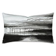 PALETTE HAND PAINTED DECORATIVE PILLOW IN CHARCOAL
