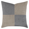 UMA COLORBLOCK DECORATIVE PILLOW IN GREIGE
