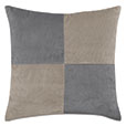 UMA COLORBLOCK DECORATIVE PILLOW IN GREIGE