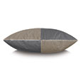 UMA COLORBLOCK DECORATIVE PILLOW IN GREIGE