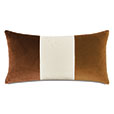 UMA COLORBLOCK DECORATIVE PILLOW IN RUSTIC FOREST