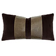 ORIEL STRIPE DECORATIVE PILLOW IN BROWN