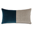 UMA COLORBLOCK DECORATIVE PILLOW IN EARTH TONE