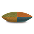 UMA COLORBLOCK DECORATIVE PILLOW IN NEON