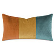 UMA COLORBLOCK DECORATIVE PILLOW IN NEON