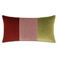 UMA COLORBLOCK DECORATIVE PILLOW IN NEON