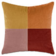 UMA COLORBLOCK DECORATIVE PILLOW IN STARBURST