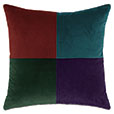 UMA COLORBLOCK DECORATIVE PILLOW IN GEMSTONE