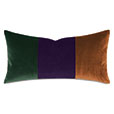 UMA COLORBLOCK DECORATIVE PILLOW IN MAJESTIC