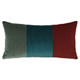 UMA COLORBLOCK DECORATIVE PILLOW IN MAJESTIC