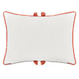 WELLERMAN FRINGE DECORATIVE PILLOW IN CORAL