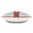 WELLERMAN FRINGE DECORATIVE PILLOW IN CORAL