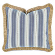 WELLERMAN STRIPED DECORATIVE PILLOW IN COASTAL