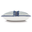 WELLERMAN FRINGE DECORATIVE PILLOW IN NAVY