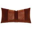 ORIEL STRIPE DECORATIVE PILLOW IN COGNAC