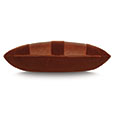 ORIEL STRIPE DECORATIVE PILLOW IN COGNAC