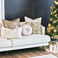 Tinsel Faux Fur Decorative Pillow