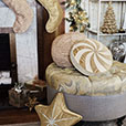 Tinsel Ball Decorative Pillow