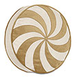 Tinsel Swirl Decorative Pillow