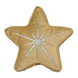 Tinsel Star Decorative Pillow