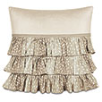 Tinsel Ruffle Decorative Pillow