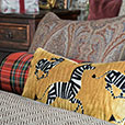 Tenenbaum Zebra Decorative Pillow in Honey