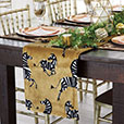 Tenenbaum Zebra Table Runner in Honey