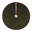 Tenenbaum Velvet Tree Skirt in Olive