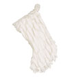 Tinsel Faux Fur Stocking