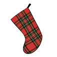 Tenenbaum Plaid Stocking